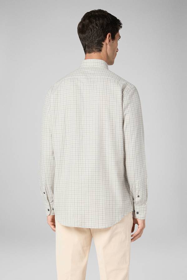 Pull Pal Zileri Camicia in flanella di cotone In Vendita