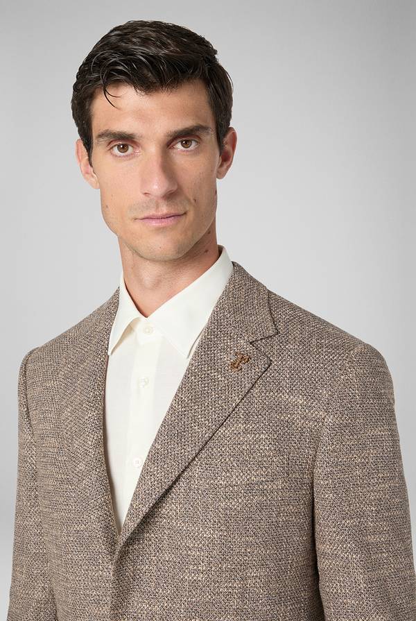 Pull Pal Zileri Giacca Vicenza in cotone, lana e viscosa effetto maglia Vendite Flash