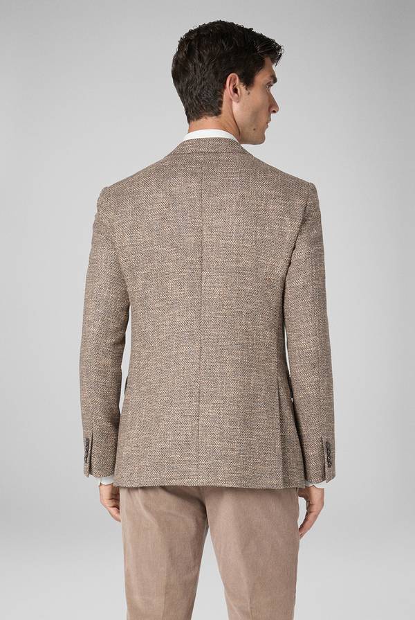 Pull Pal Zileri Giacca Vicenza in cotone, lana e viscosa effetto maglia Vendite Flash