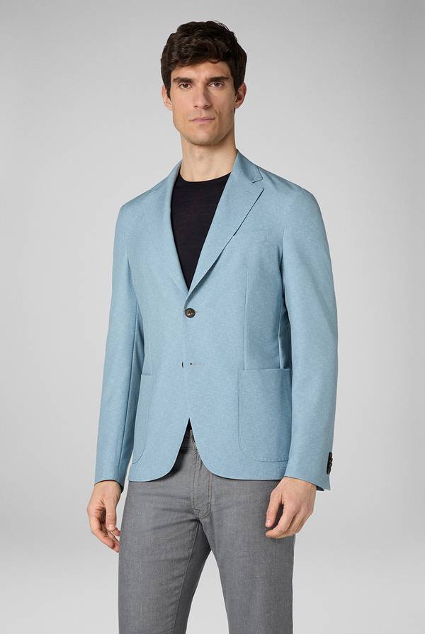 Pull Pal Zileri Giacca Effortless in jersey stampato Negozio