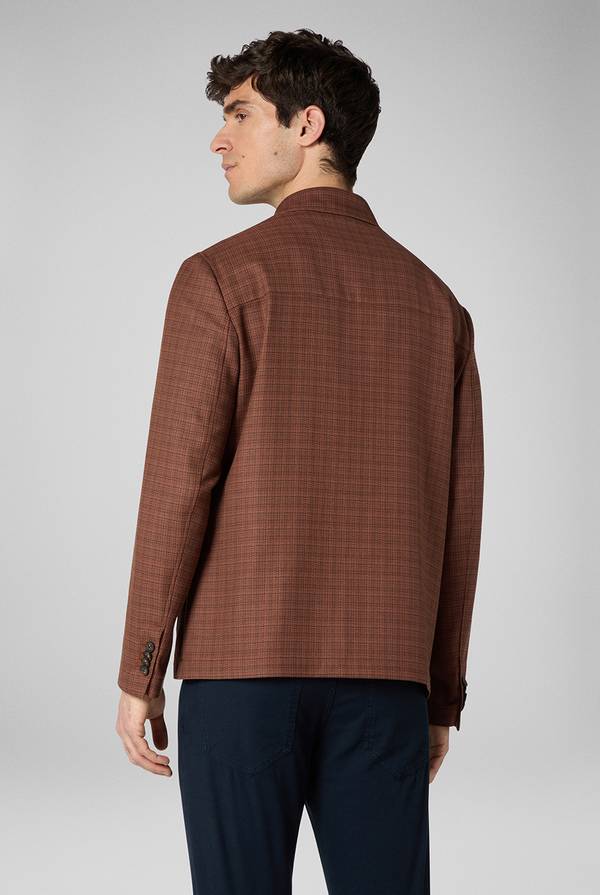 Pull Pal Zileri Giacca camicia con motivo micro check Italy
