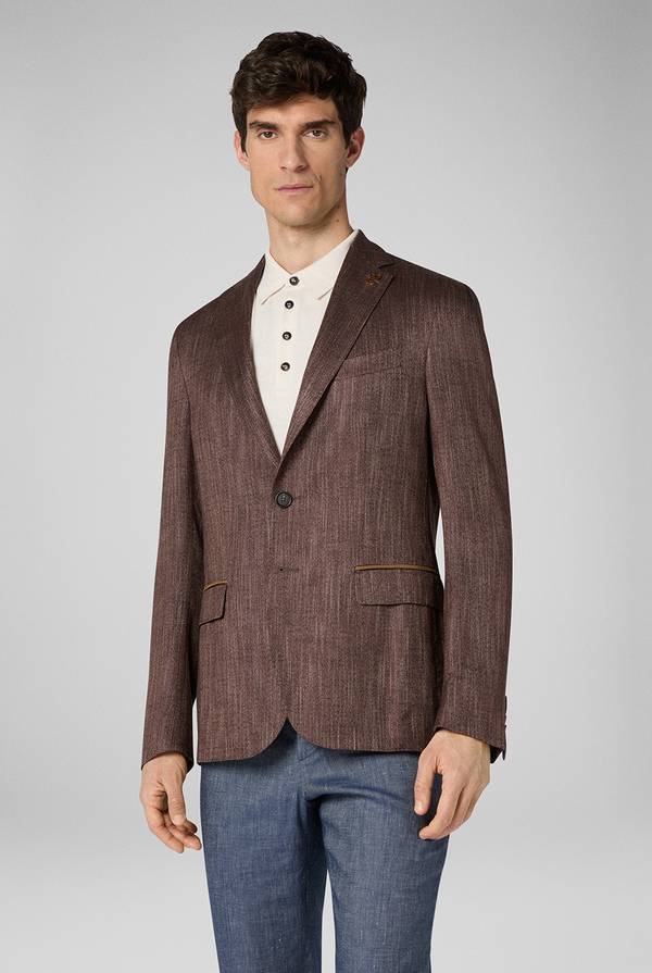 Pull Pal Zileri Giacca Brera in viscosa di bamboo Italia