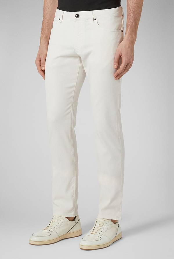 Pull Pal Zileri Pantalone 5 tasche in cotone stretch tinto in capo Qualità