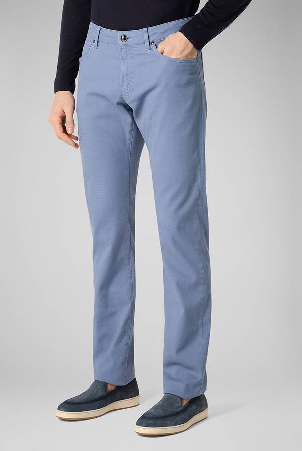 Pull Pal Zileri Pantalone 5 tasche in cotone stretch tinto in capo Vendita