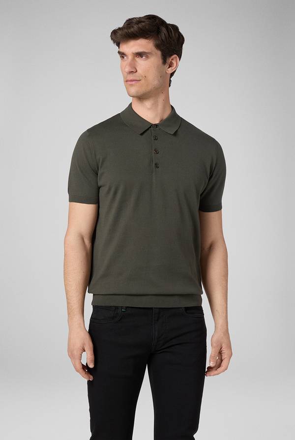 Pull Pal Zileri Polo in puro cotone a maniche corte Economico