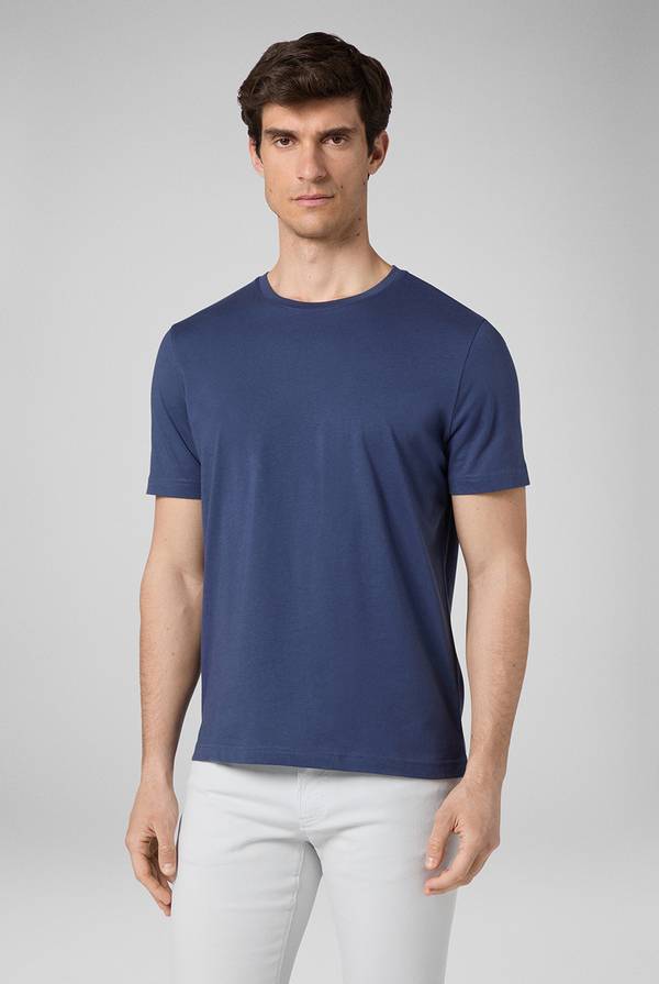 Pull Pal Zileri T-Shirt in cotone nel colore blu Outlet