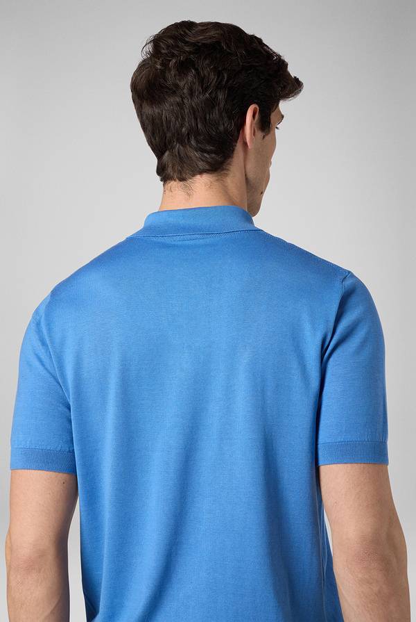 Pull Pal Zileri Polo in maglia di lana e seta In Vendita