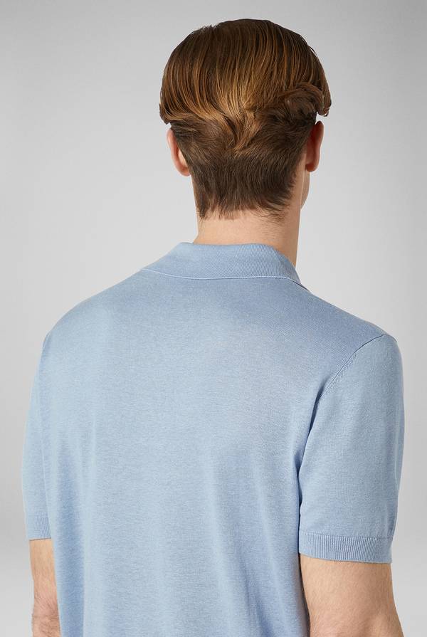 Pull Pal Zileri Polo in maglia di lino e seta Saldi