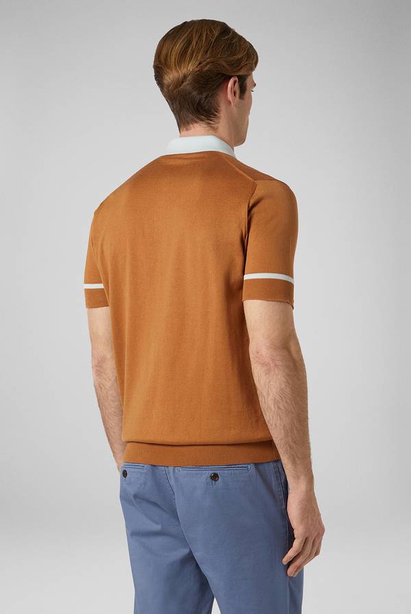Pull Pal Zileri Polo in maglia con dettagli a contrasto Hotsell
