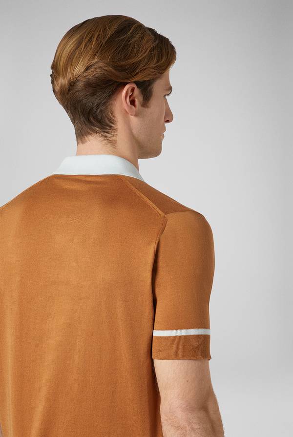Pull Pal Zileri Polo in maglia con dettagli a contrasto Hotsell