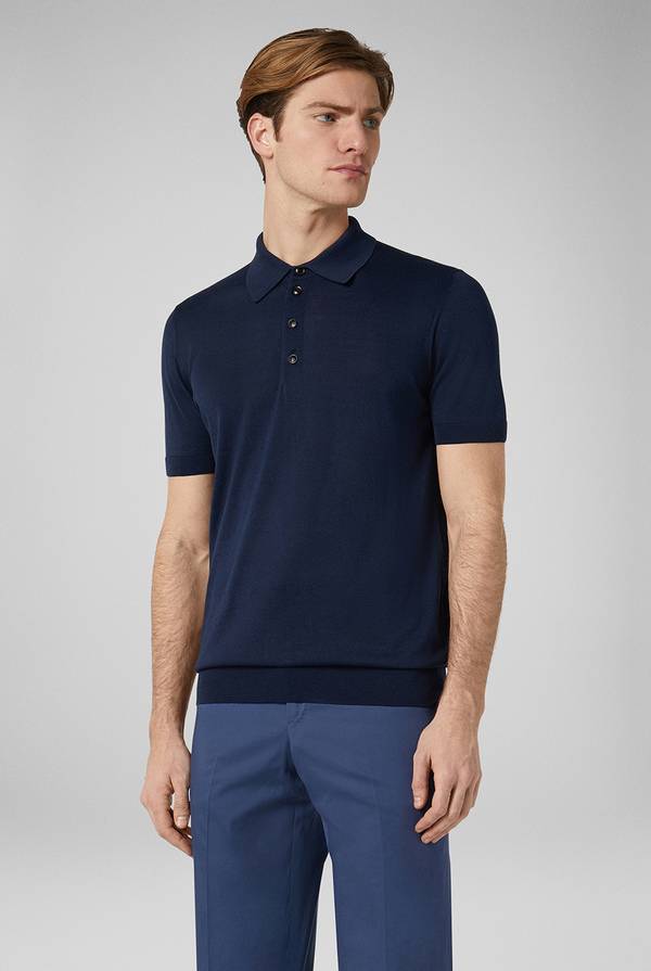 Pull Pal Zileri Polo in maglia di seta e cotone Negozio