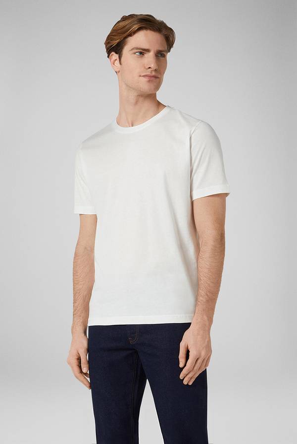 Pull Pal Zileri T-Shirt in cotone nel colore bianco Nuova