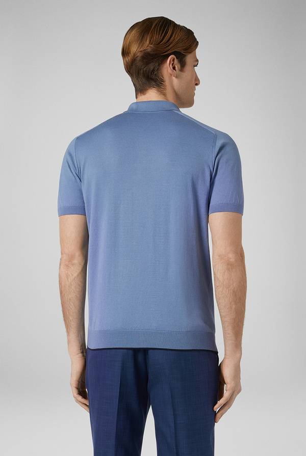 Pull Pal Zileri Polo in maglia con calati Moda