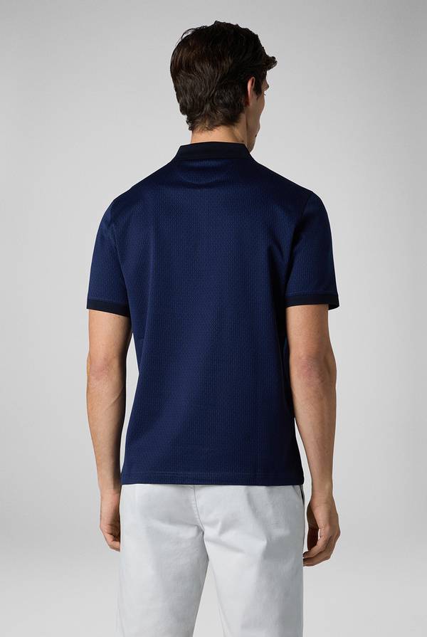 Pull Pal Zileri Polo a zip in cotone mercerizzato Italy
