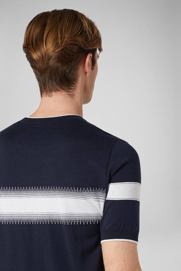 Pull Pal Zileri Maglia girocollo in seta e cotone In Linea