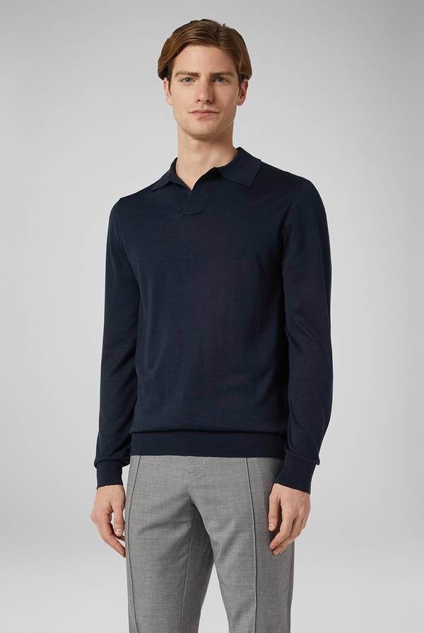 Pull Pal Zileri Polo in maglia a maniche lunghe Spedizione Gratuita
