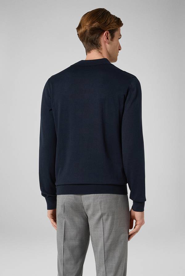 Pull Pal Zileri Polo in maglia a maniche lunghe Spedizione Gratuita