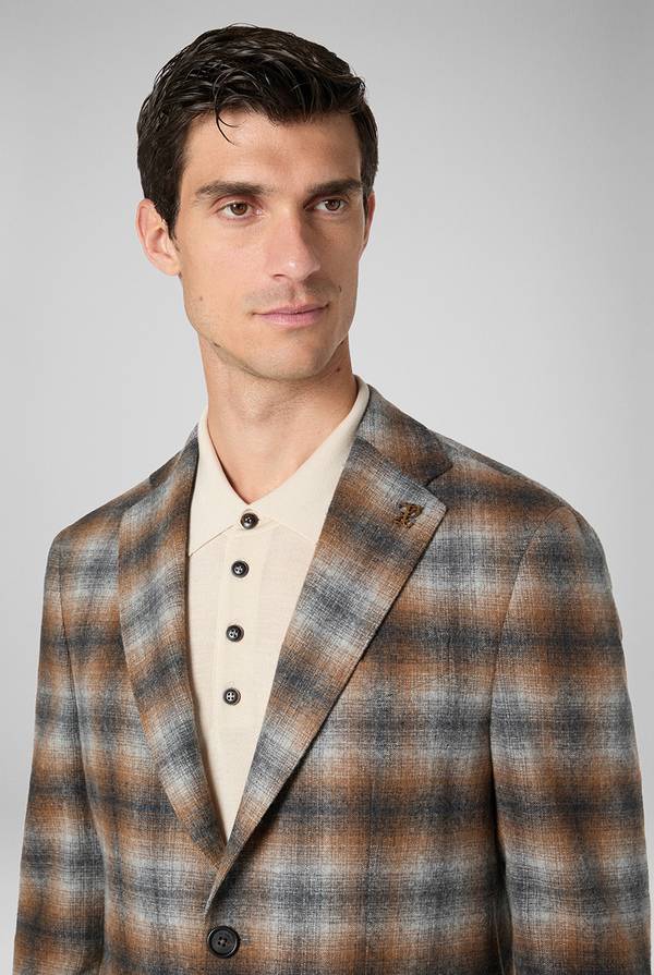 Pull Pal Zileri Giacca Brera con motivo Principe di Galles Negozi Online