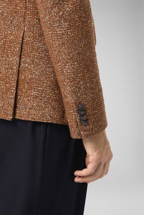 Pull Pal Zileri Giacca in lana e seta con micro pattern Novità