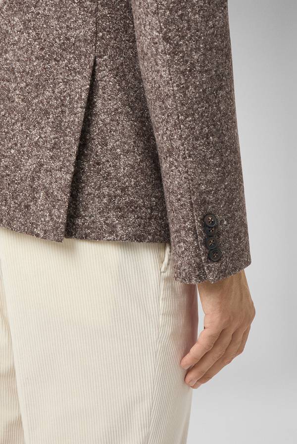 Pull Pal Zileri Giacca in lana tecnica con pettorina e cappuccio removibili Presa