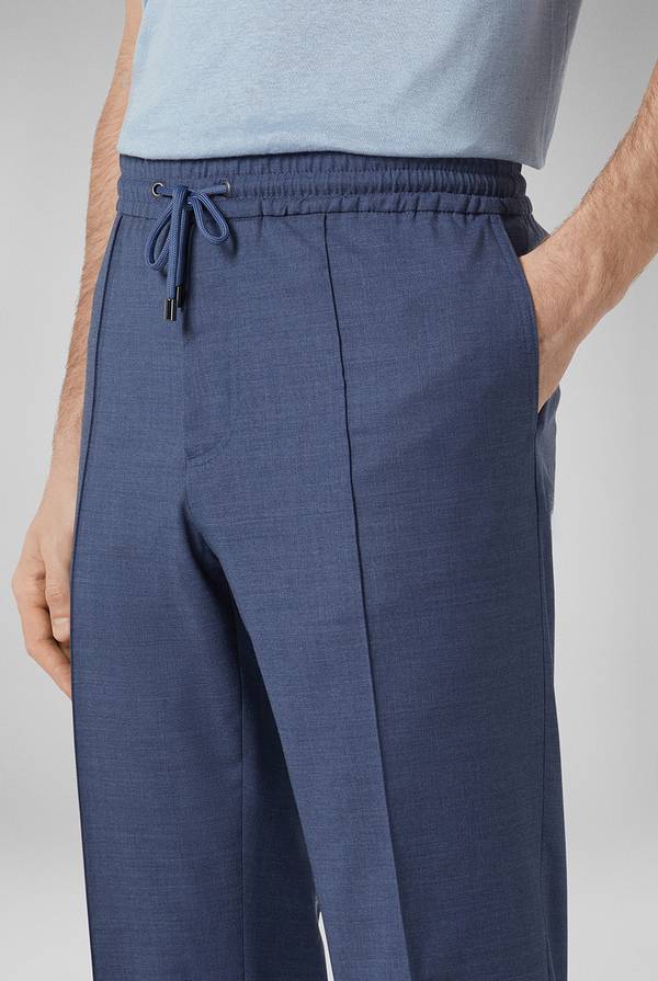 Pull Pal Zileri Drawstring in lana In Vendita