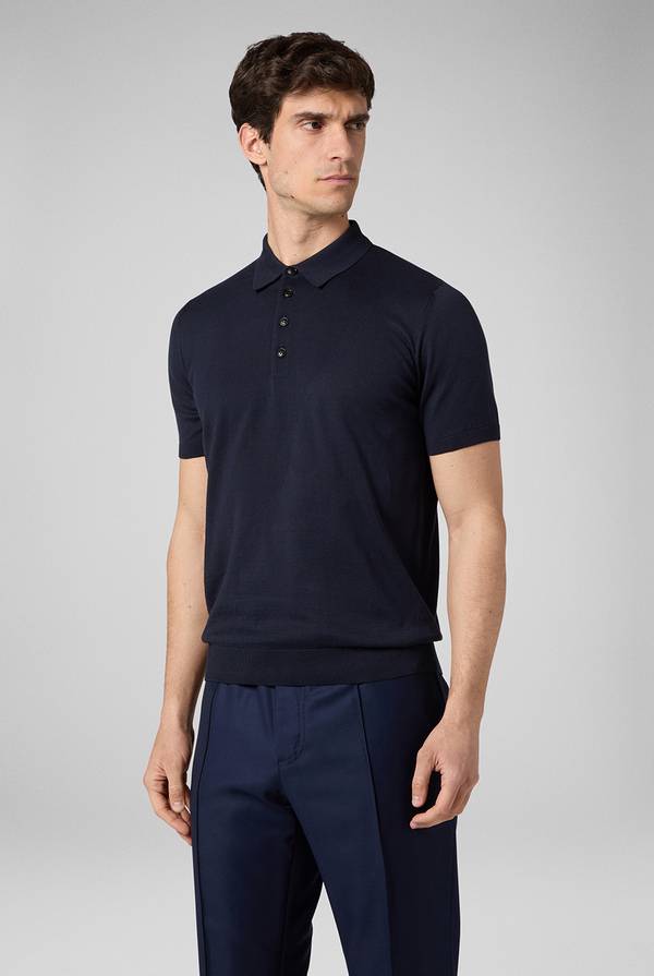 Pull Pal Zileri Polo in puro cotone a maniche corte Vendita Calda