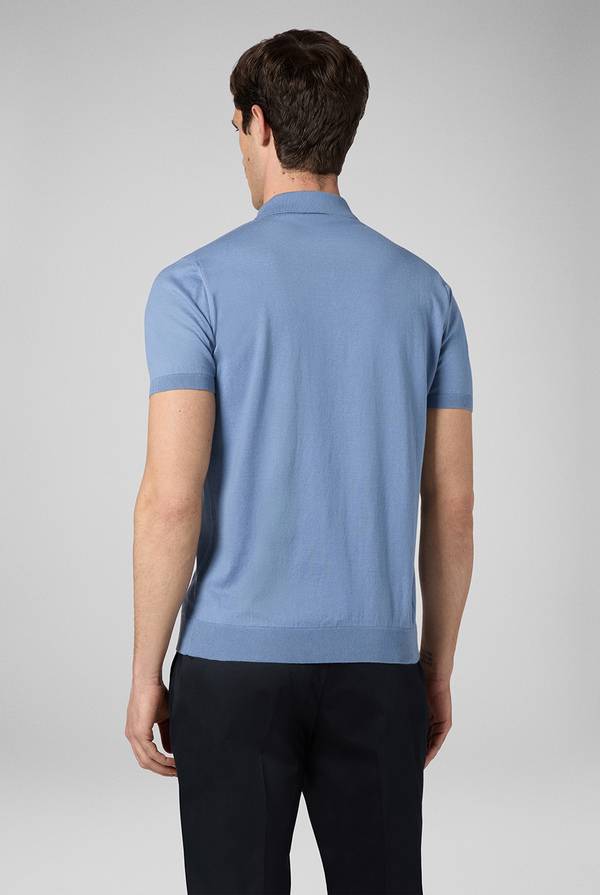 Pull Pal Zileri Polo in puro cotone a maniche corte Vendita Economica