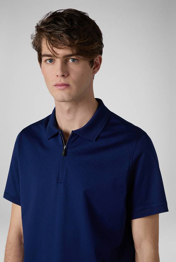 Pull Pal Zileri Polo con monogramma allover 2025