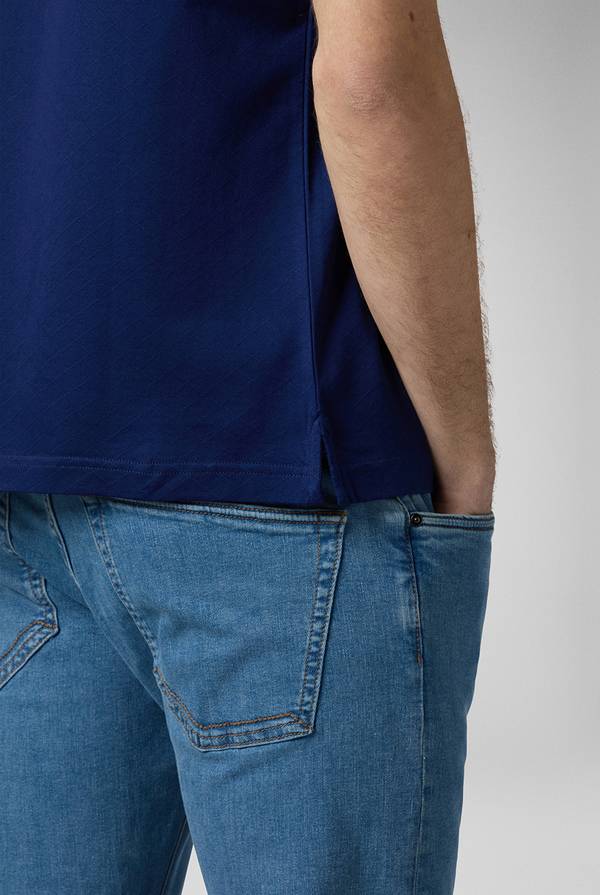 Pull Pal Zileri Polo con monogramma allover 2025