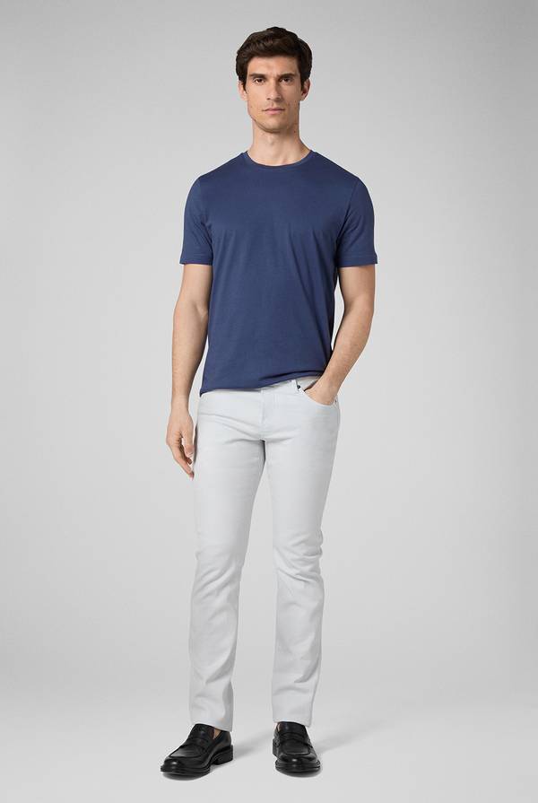 Pull Pal Zileri T-Shirt in cotone nel colore blu navy In Linea