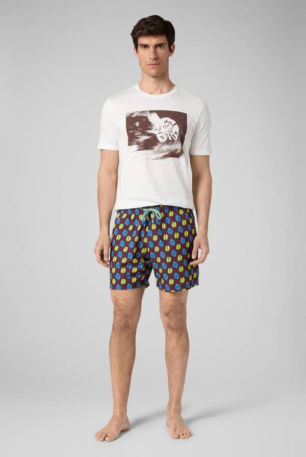 Pull Pal Zileri tshirt in cotone con stampa astratta Vendita
