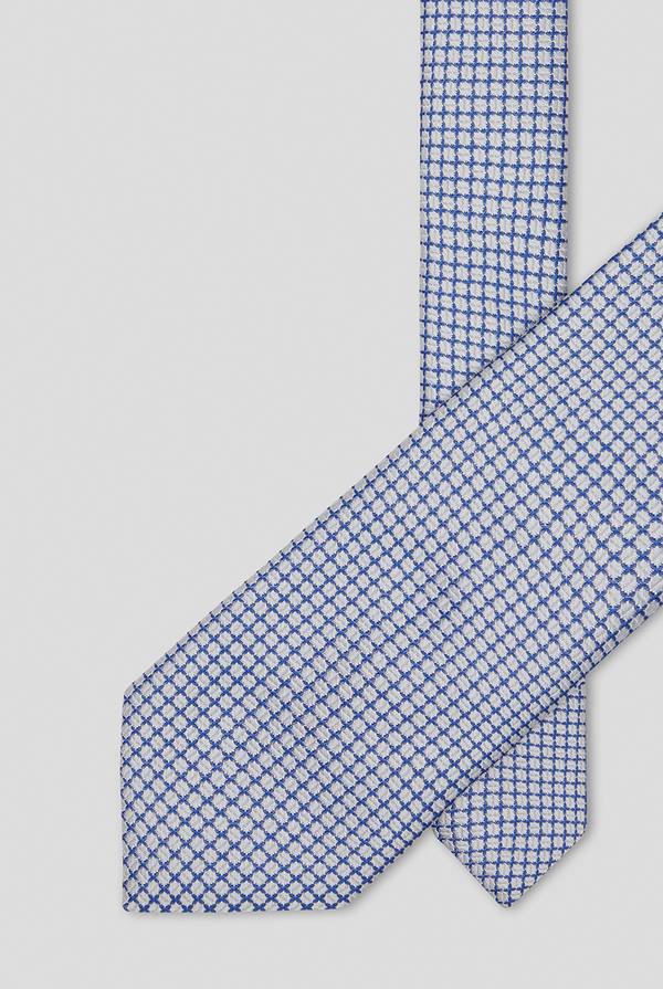 Pull Pal Zileri Cravatta con micro lavorazione jacquard nei toni dell'azzurro Economico