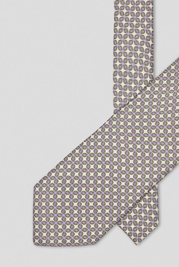 Pull Pal Zileri Cravatta in seta con stampa geometrica Italia