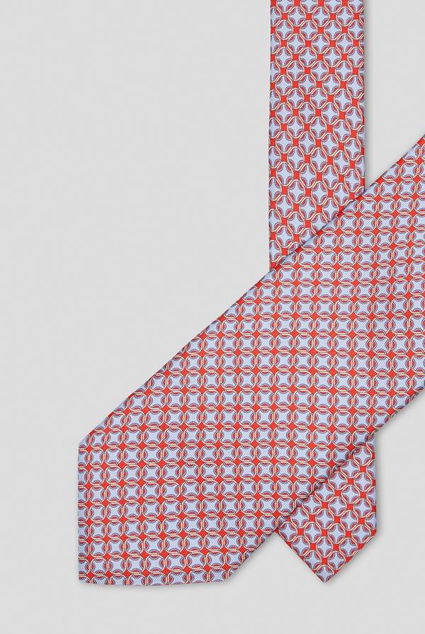 Pull Pal Zileri Cravatta in seta con stampa geometrica Vendita