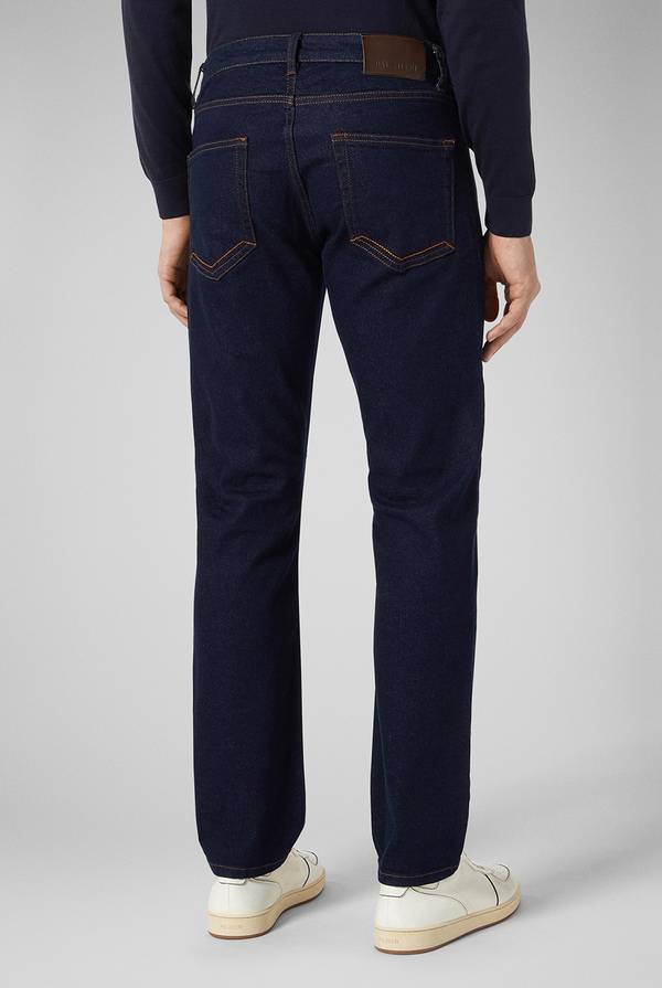Pull Pal Zileri Denim lavaggio scuro Saldi Di Fabbrica
