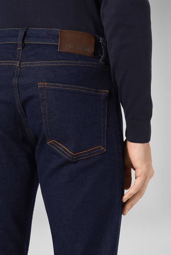 Pull Pal Zileri Denim lavaggio scuro Saldi Di Fabbrica