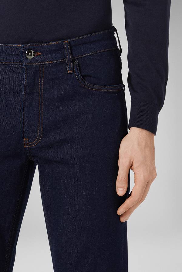 Pull Pal Zileri Denim lavaggio scuro Saldi Di Fabbrica