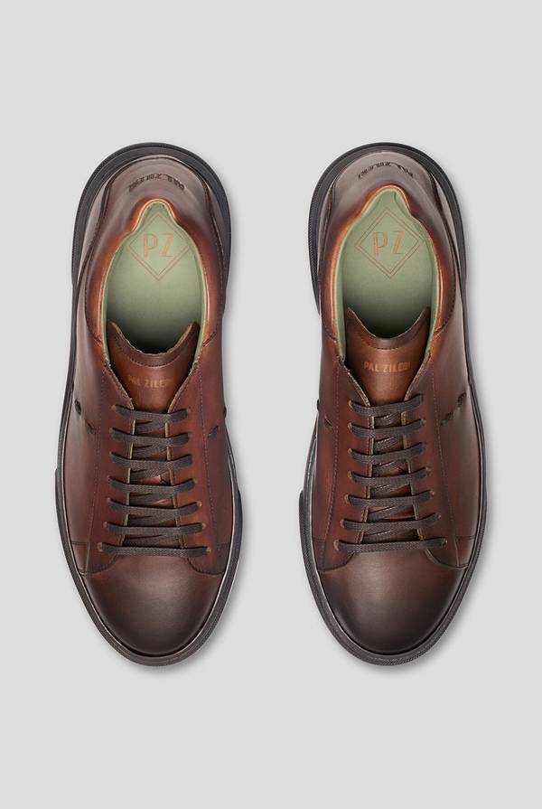 Pull Pal Zileri Sneakers in pelle e camoscio In Saldo