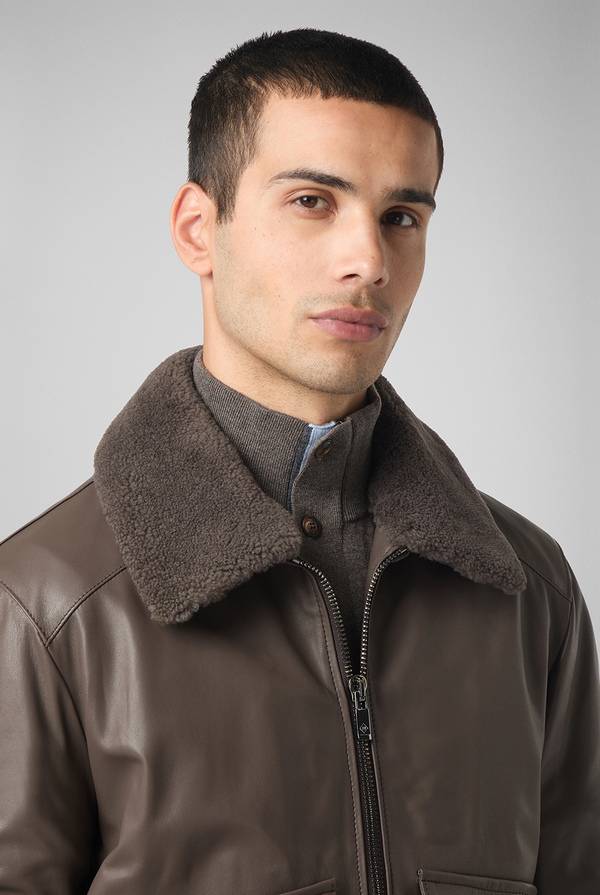 Pull Pal Zileri Bomber in pelle modello Aviator Pezzi Unici