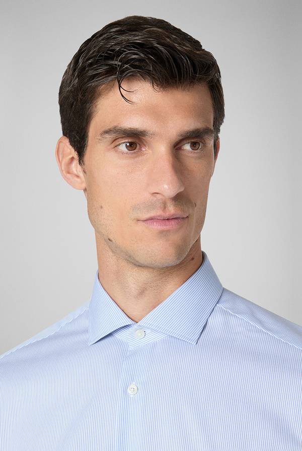 Pull Pal Zileri Camicia a righe con collo Torino Consegna Veloce