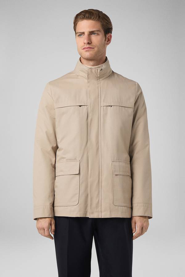 Pull Pal Zileri Oyster Field Jacket in cotone tecnico idro repellente Affare Del Giorno