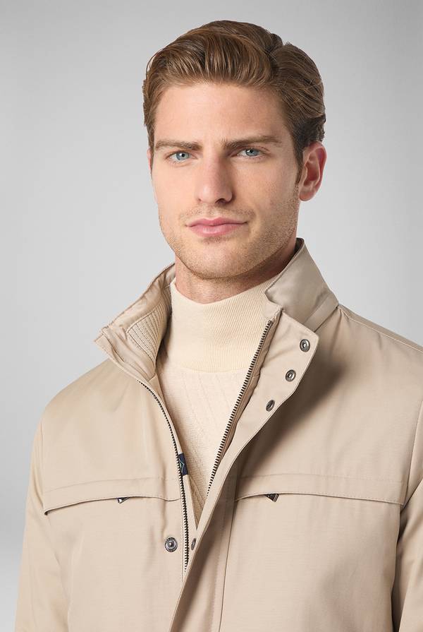 Pull Pal Zileri Oyster Field Jacket in cotone tecnico idro repellente Affare Del Giorno