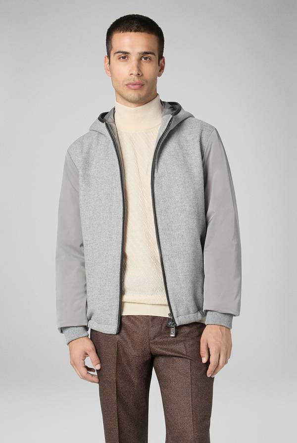 Pull Pal Zileri Car coat reversibile con dettagli in pelle Sottocosto
