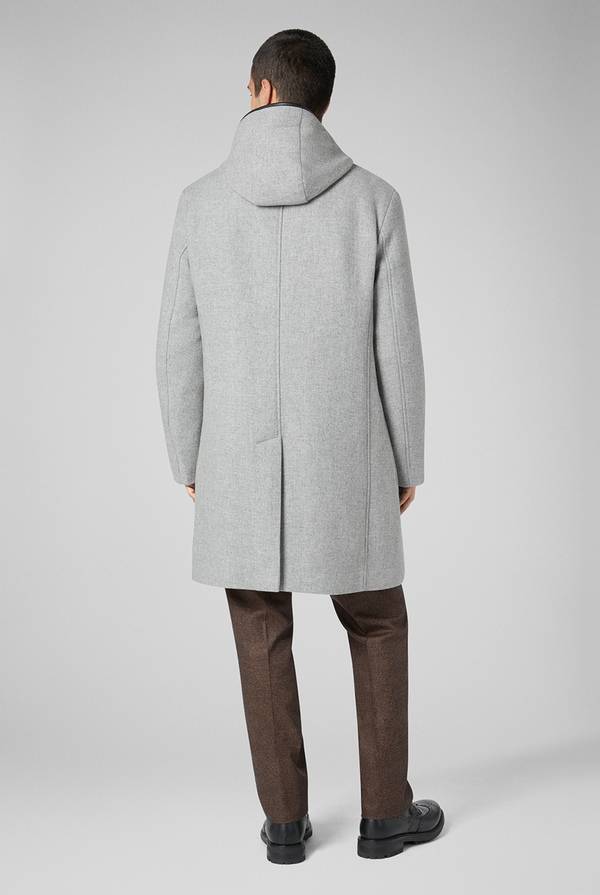 Pull Pal Zileri Car coat reversibile con dettagli in pelle Sottocosto
