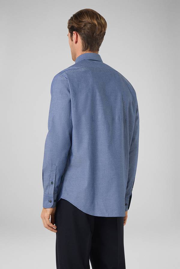 Pull Pal Zileri Camicia micro jacquard con collo Torino Saldi
