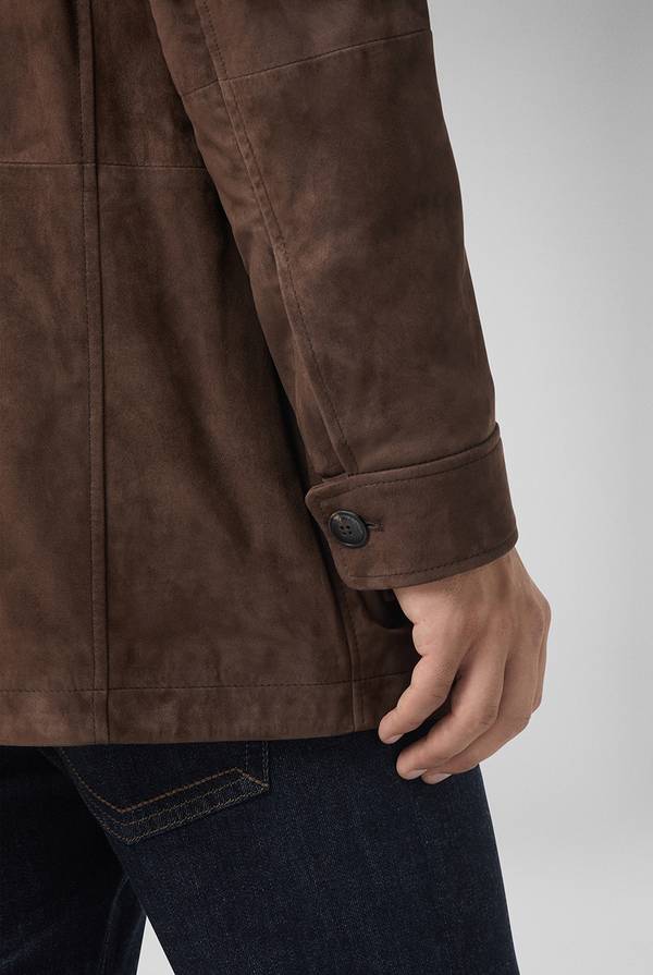Pull Pal Zileri Field Jacket in camoscio Vendita Calda