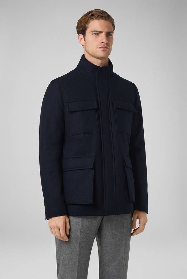 Pull Pal Zileri Field Jacket in lana tecnica resistente all'acqua Negozio