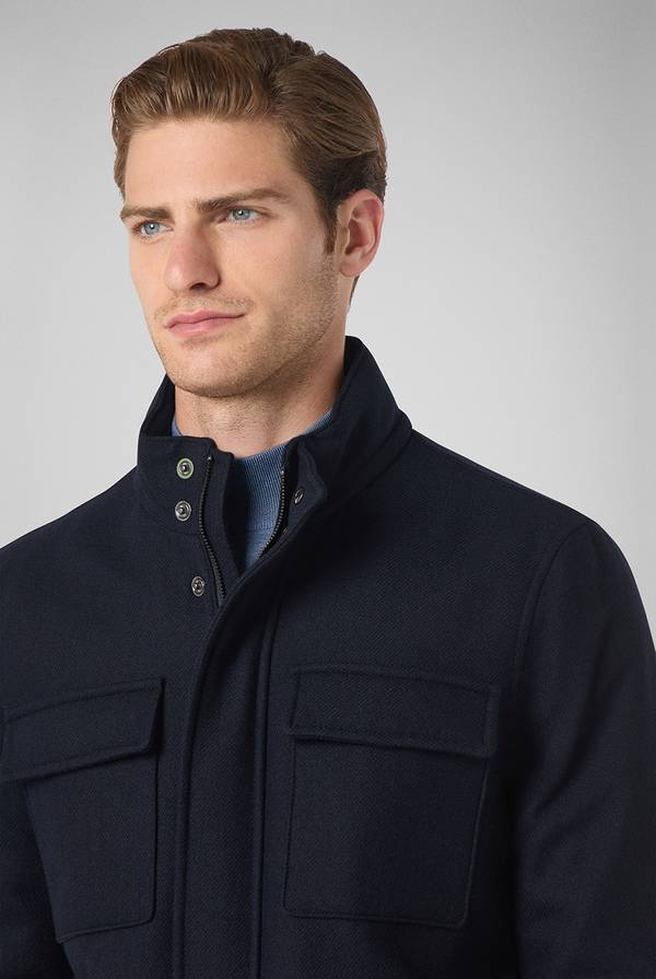 Pull Pal Zileri Field Jacket in lana tecnica resistente all'acqua Negozio