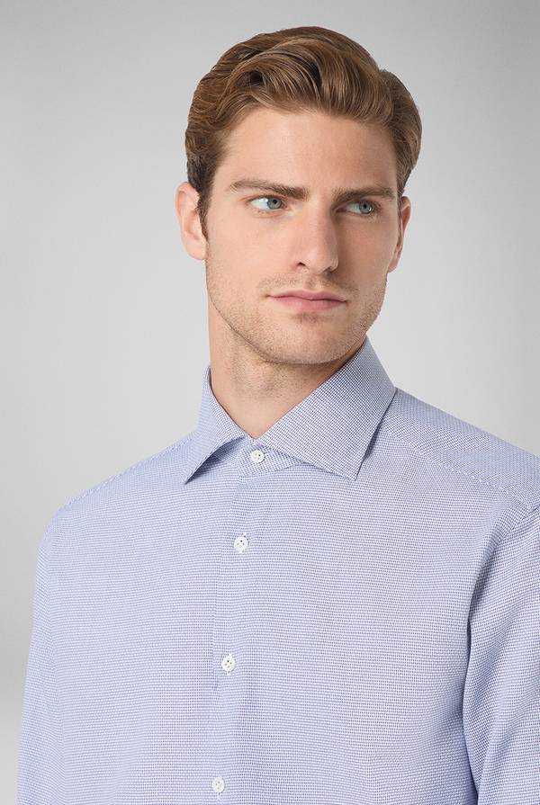 Pull Pal Zileri Camicia micro jacquard Italy