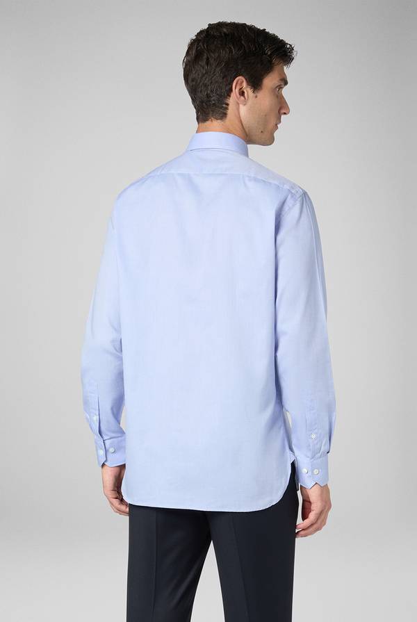 Pull Pal Zileri Camicia micro jacquard con collo Milano Nuovo